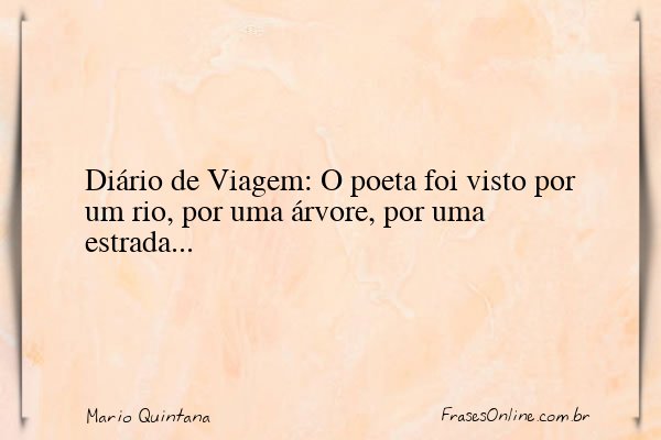 Frase de Mario Quintana