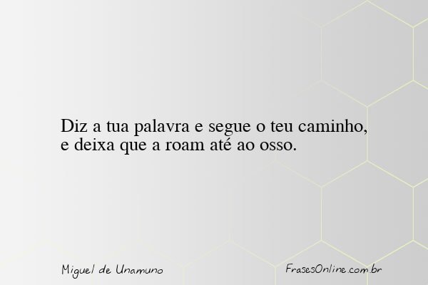 Frase de Miguel de Unamuno