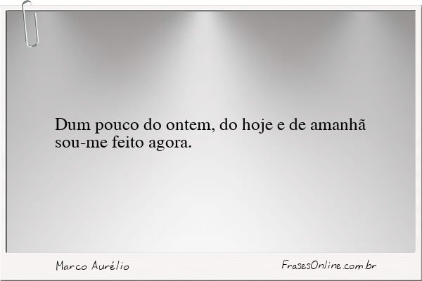 Frase de Marco Aurélio