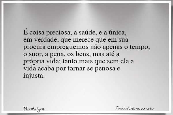 Frase de Montaigne