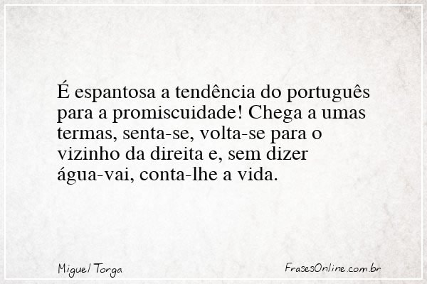 Frase de Miguel Torga