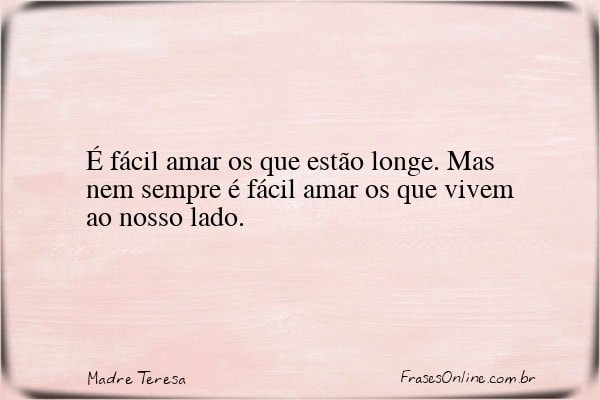 Frase de Madre Teresa