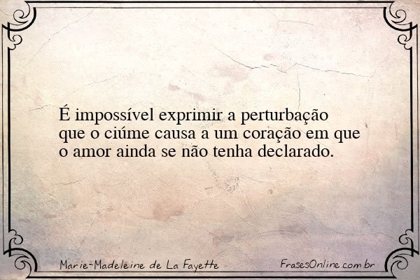 Frase de Marie-Madeleine de La Fayette