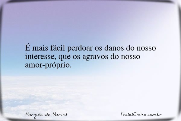 Frase de Marquês de Maricá