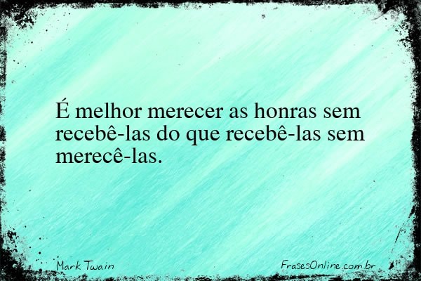 Frase de Mark Twain