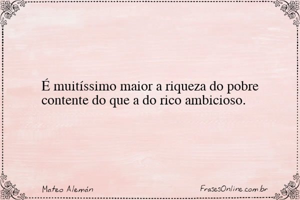Frase de Mateo Alemán