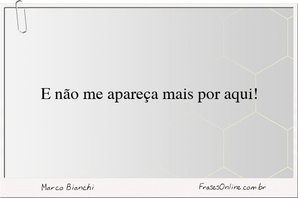 Frase de Marco Bianchi