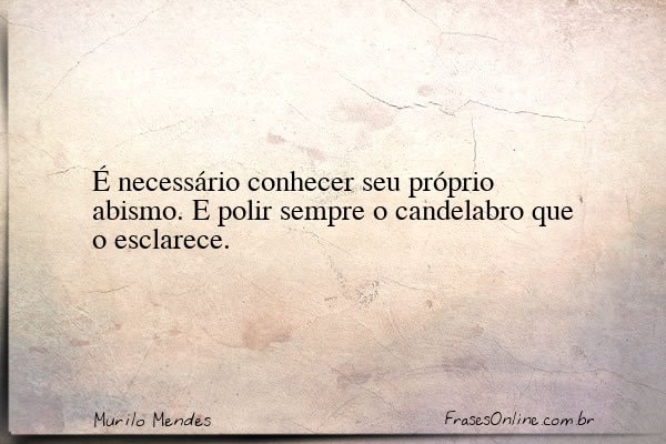 Frase de Murilo Mendes