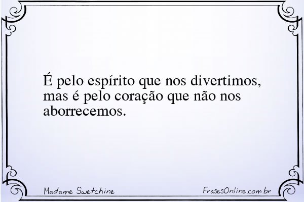 Frase de Madame Swetchine
