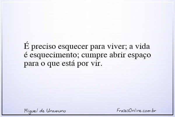 Frase de Miguel de Unamuno