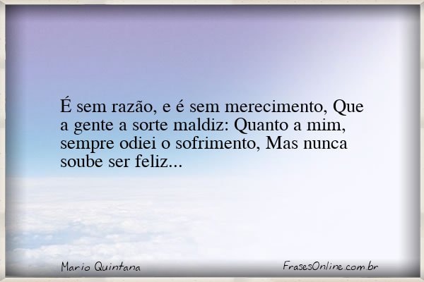 Frase de Mario Quintana