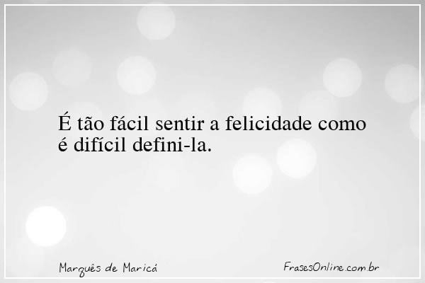 Frase de Marquês de Maricá