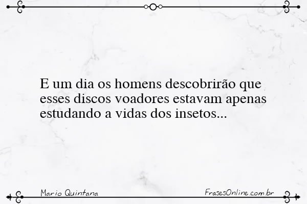 Frase de Mario Quintana