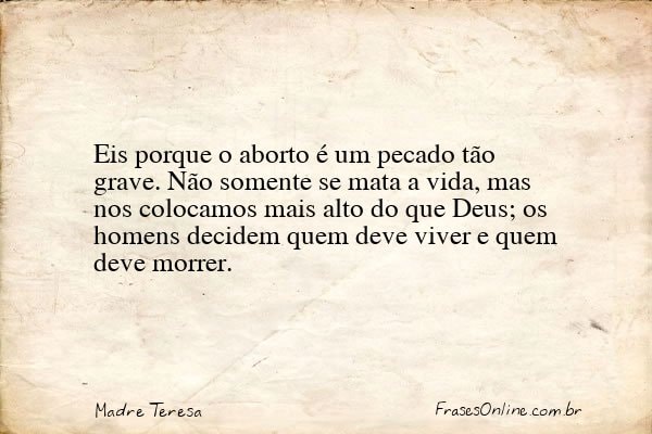 Frase de Madre Teresa