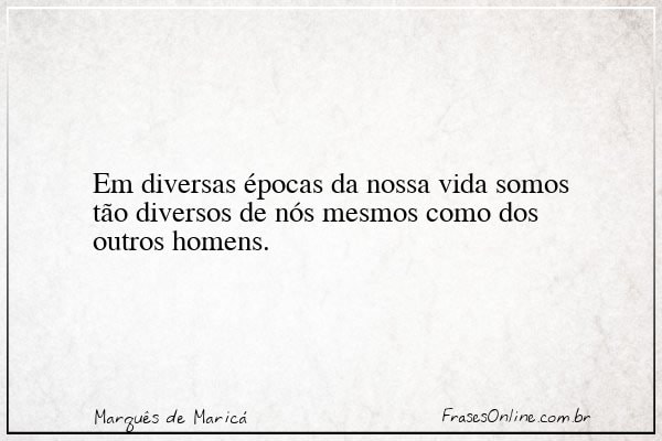 Frase de Marquês de Maricá
