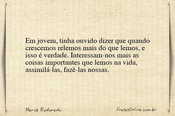 Frase de Mercè Rodoreda