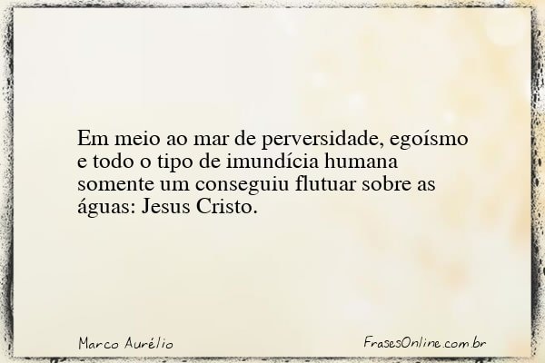 Frase de Marco Aurélio