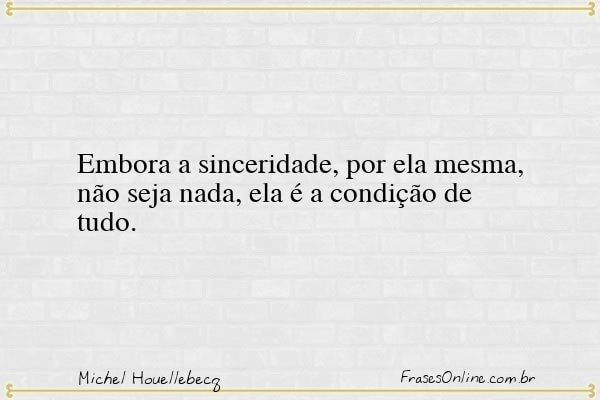 Frase de Michel Houellebecq