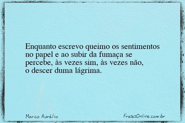 Frase de Marco Aurélio