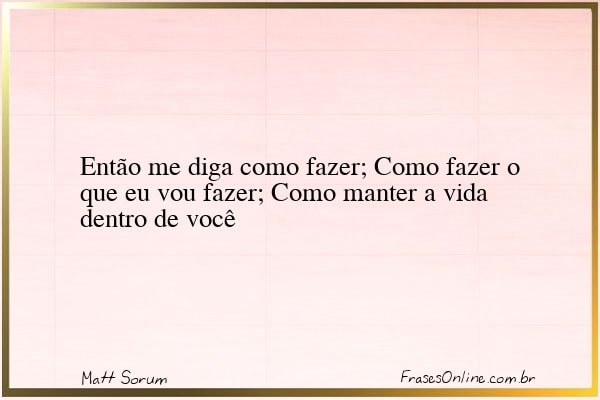 Frase de Matt Sorum
