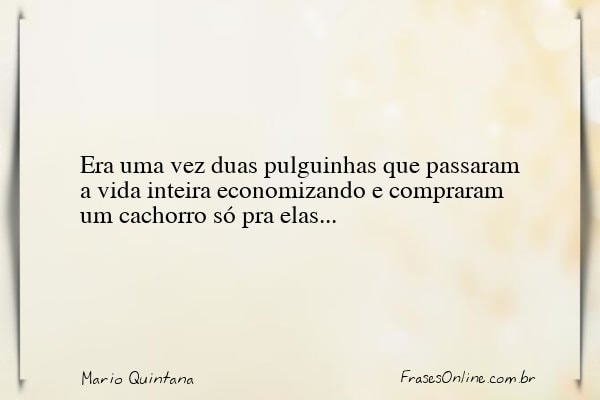 Frase de Mario Quintana