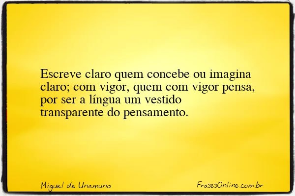 Frase de Miguel de Unamuno