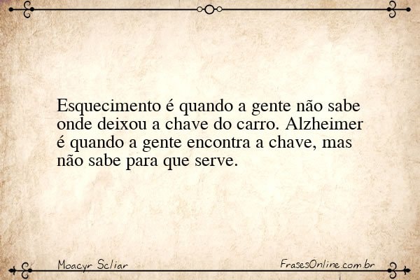 Frase de Moacyr Scliar