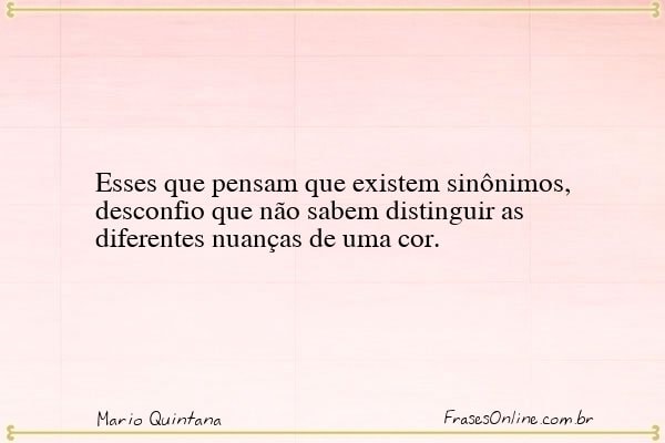 Frase de Mario Quintana