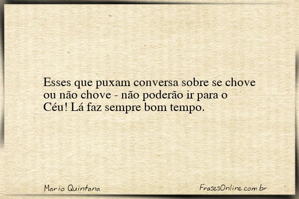 Frase de Mario Quintana