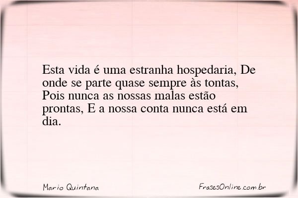 Frase de Mario Quintana