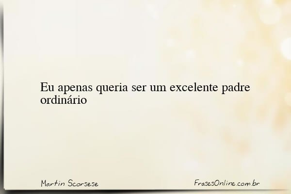 Frase de Martin Scorsese