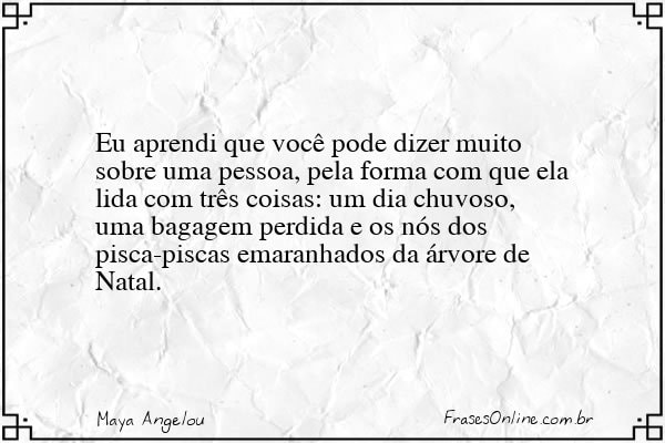 Frase de Maya Angelou