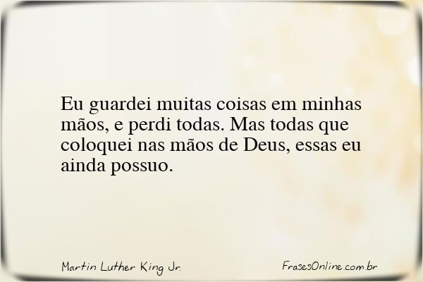 Frase de Martin Luther King Jr.