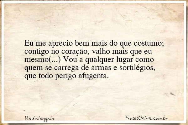 Frase de Michelangelo