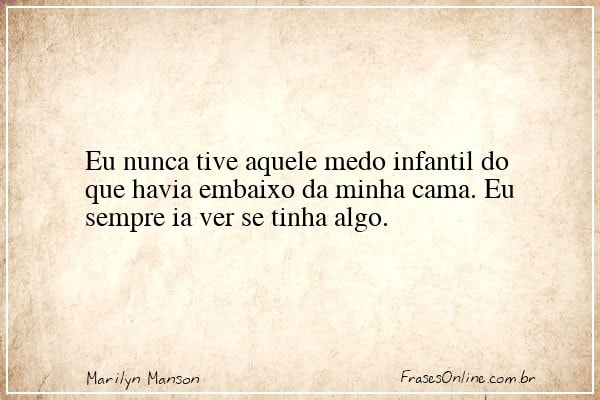 Frase de Marilyn Manson