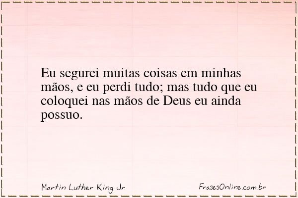 Frase de Martin Luther King Jr.