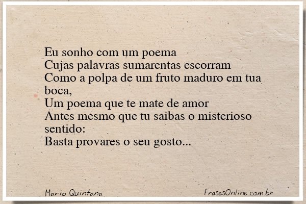 Frase de Mario Quintana