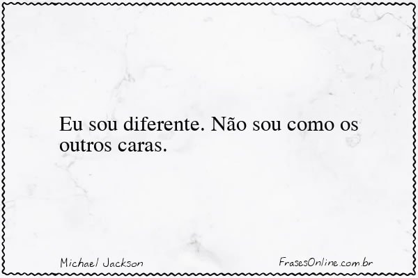 Frase de Michael Jackson