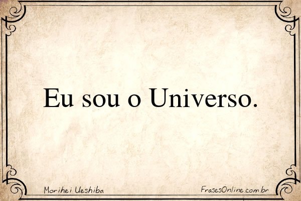 Frase de Morihei Ueshiba