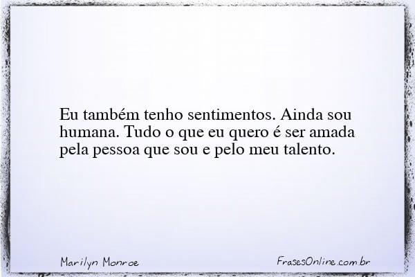 Frase de Marilyn Monroe