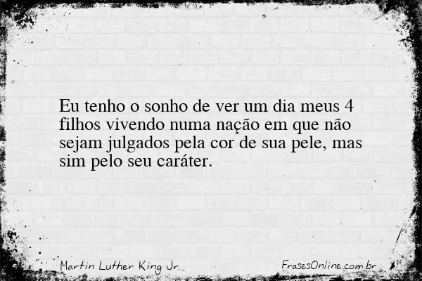 Frase de Martin Luther King Jr.