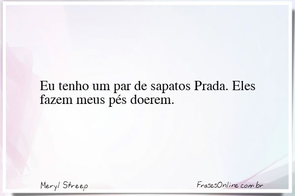 Frase de Meryl Streep