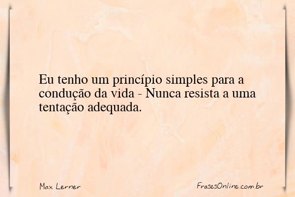 Frase de Max Lerner