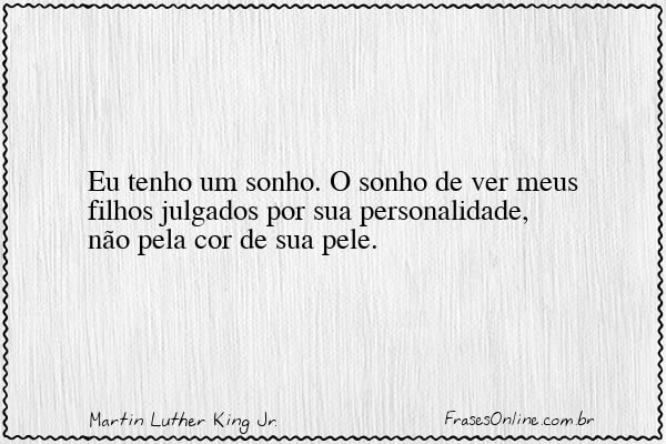 Frase de Martin Luther King Jr.
