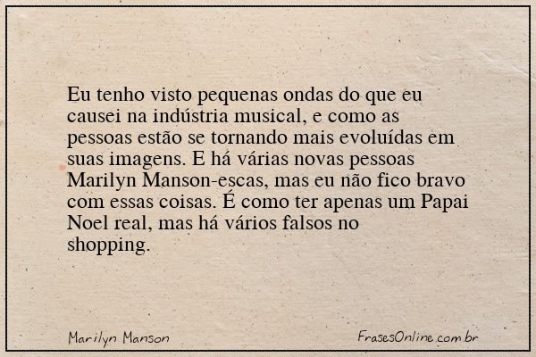 Frase de Marilyn Manson