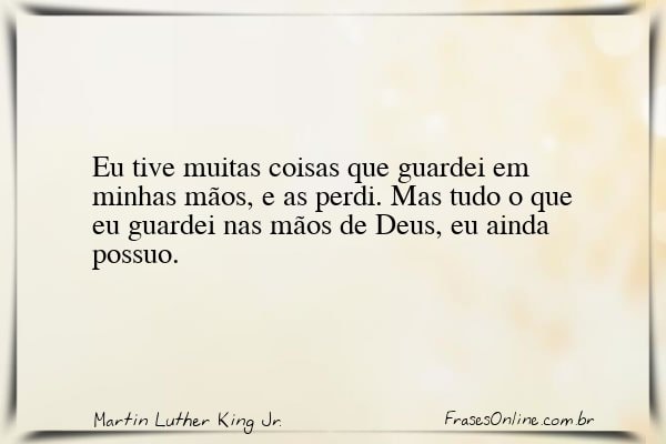 Frase de Martin Luther King Jr.