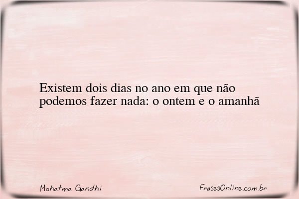 Frase de Mahatma Gandhi