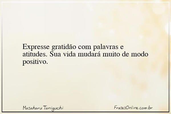 Frase de Masaharu Taniguchi