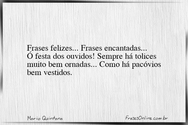 Frase de Mario Quintana