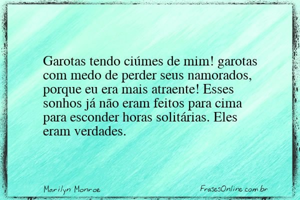 Frase de Marilyn Monroe